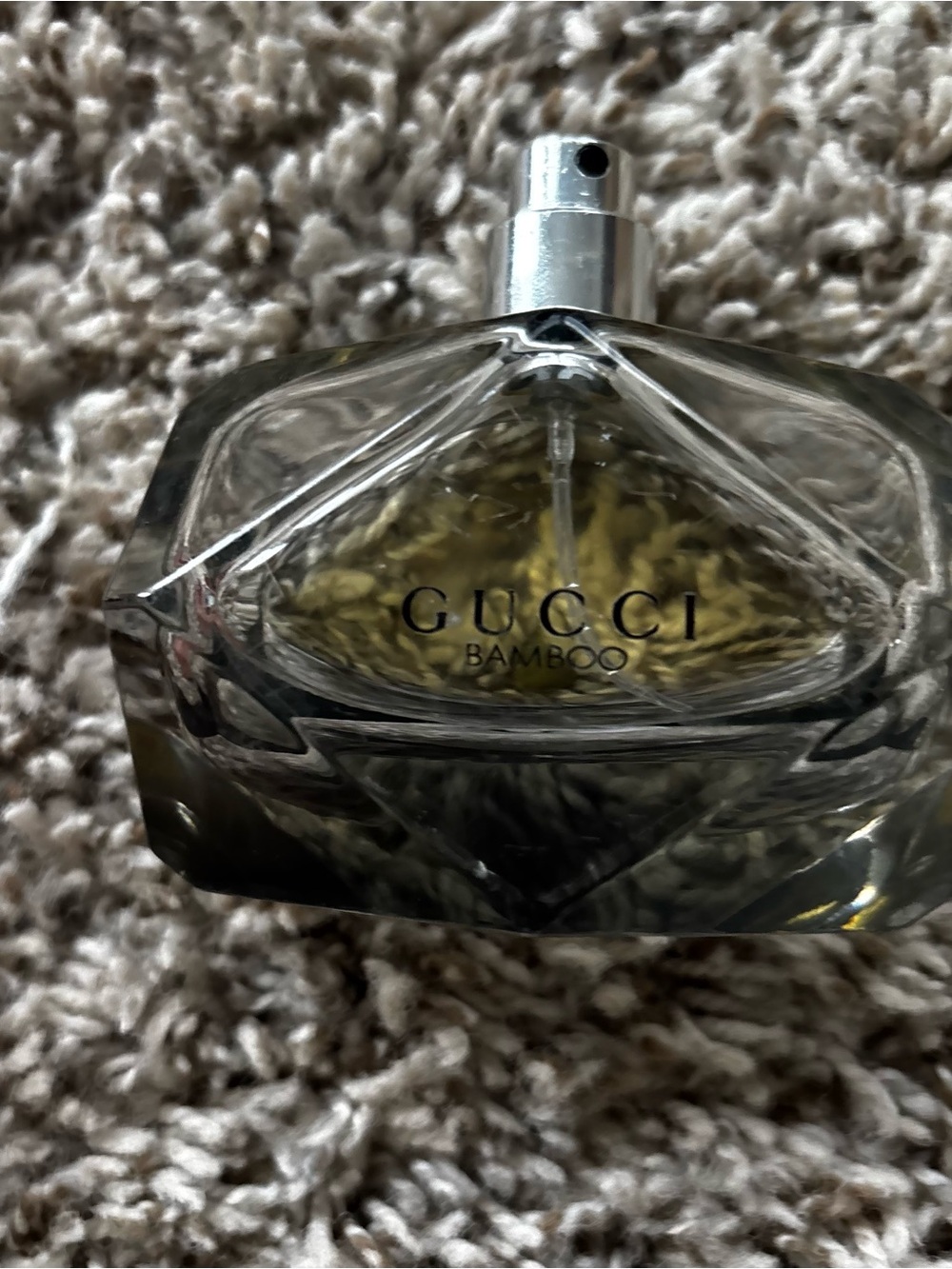 Gucci Bamboo Perfume - Clear Glass Bottle with Light Yellow Liquid 50 ml